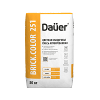 Цветная кладочная смесь армированная Dauer BRICK.COLOR 251 белая 50 кг