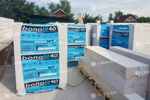 Газобетонные блоки Бонолит D200 600х300х200 стеновые