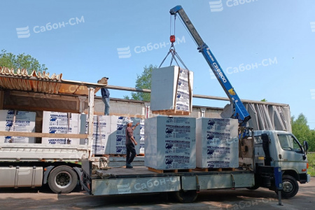 Газобетонные блоки Могилевский КСИ D400 625х100х200 перегородочные